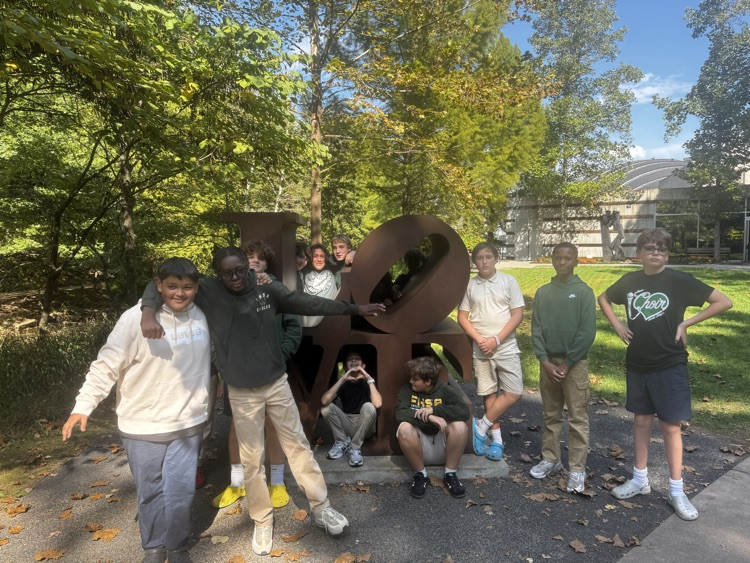 7th grade trip to Crystal Bridges
