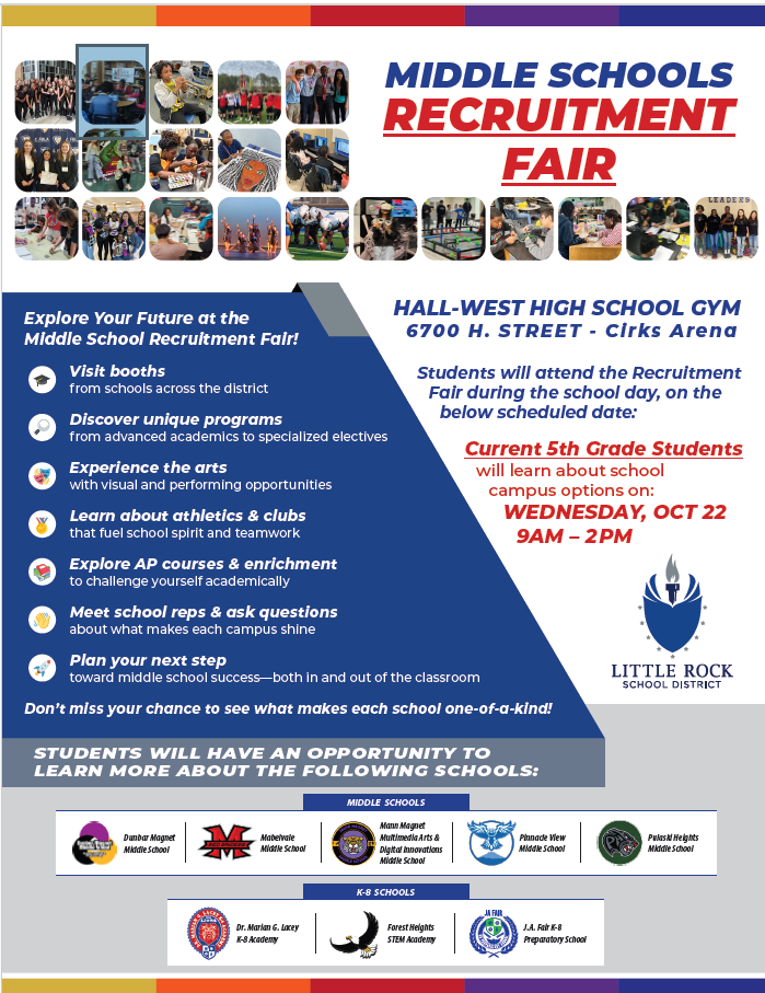 Middle School Recruitment Fair Flyer