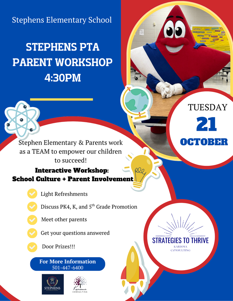 Parent Workshop/PTA Meeting 4:30 pm