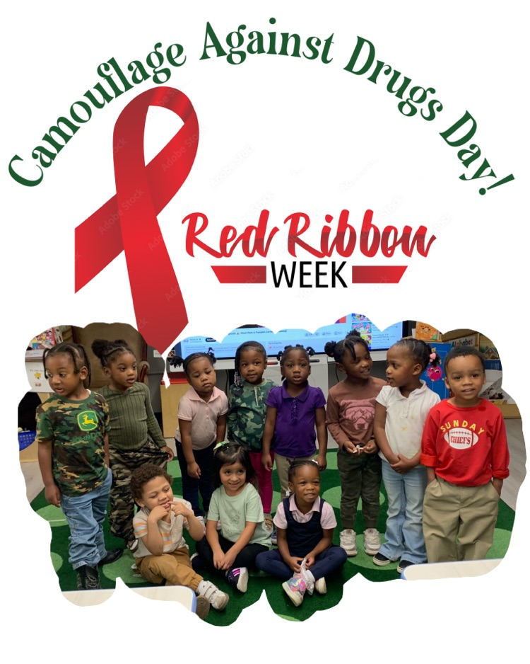 Ms. Rodriguez and Ms. Lisa’s students are camouflaged against drugs!