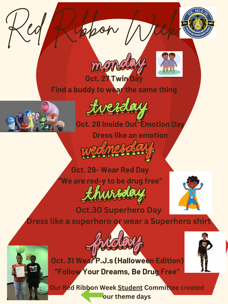 Red Ribbon Dress Up Schedule