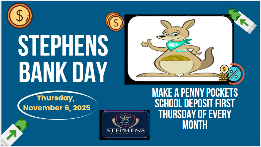 Bank Day is Thursday!