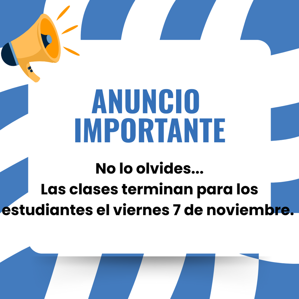 November 7th Flyer (Spanish)