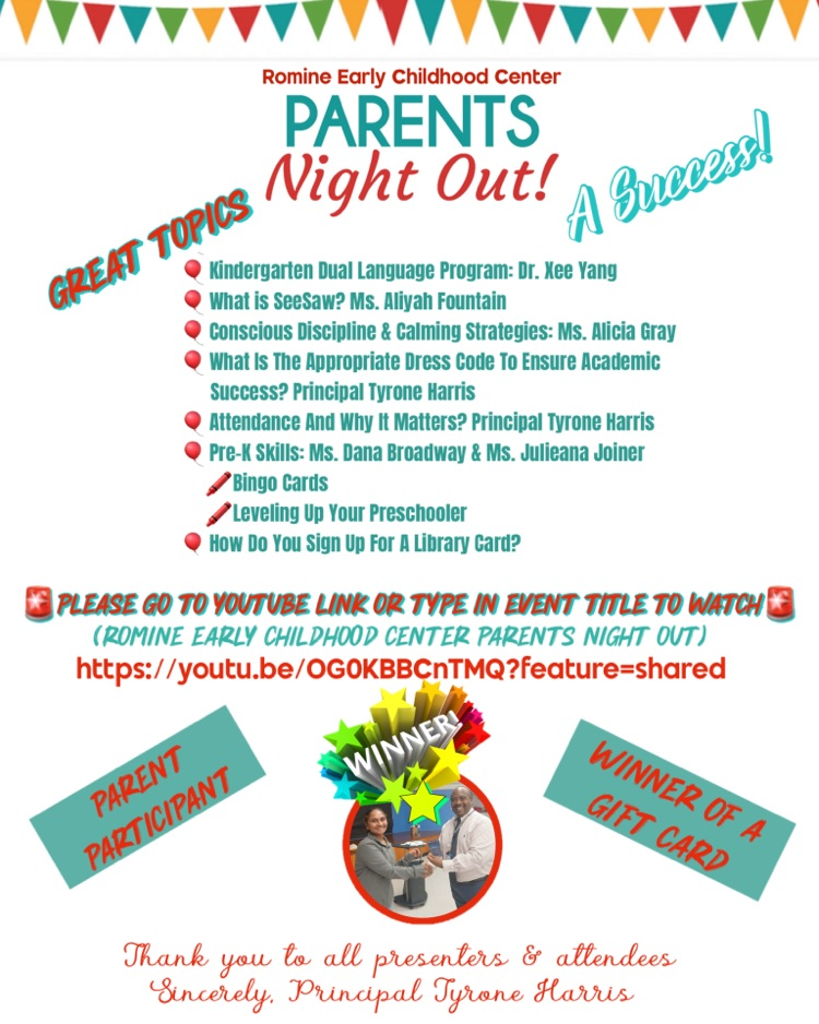 Romine ECC Parents Night Out on 11/6/2025