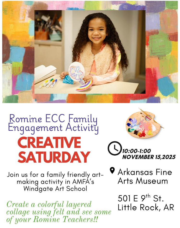 Romine ECC Creative Saturday, November 15th 