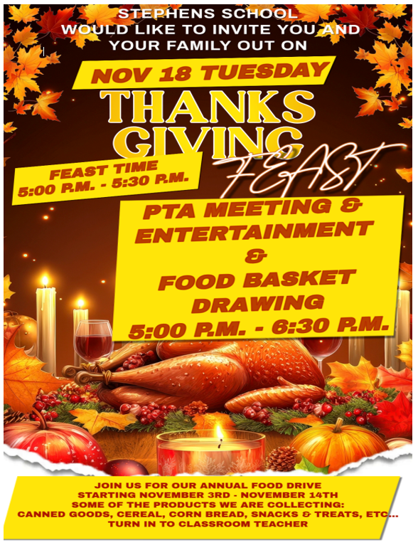 Parent Workshop/PTA Meeting 5:00 pm