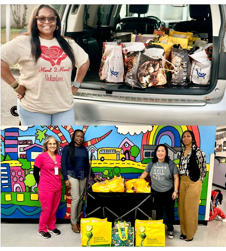 Thanksgiving Food Bag Giveaway  Thank you to everyone with Hand 2 Hand who helped provide Thanksgiving food bags! Your generosity ensures families have a delicious holiday meal to enjoy together. We are truly grateful for your support