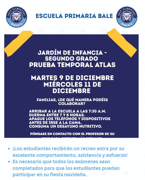 Testing Info (Spanish)