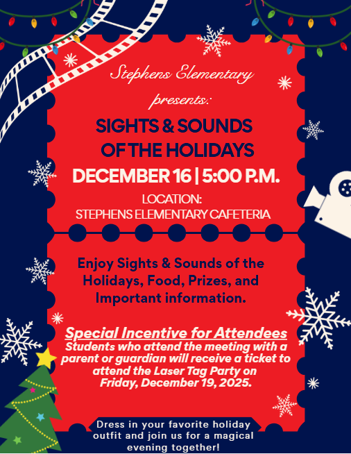 Holiday Performance, Tuesday, Dec. 16th 5:00 pm
