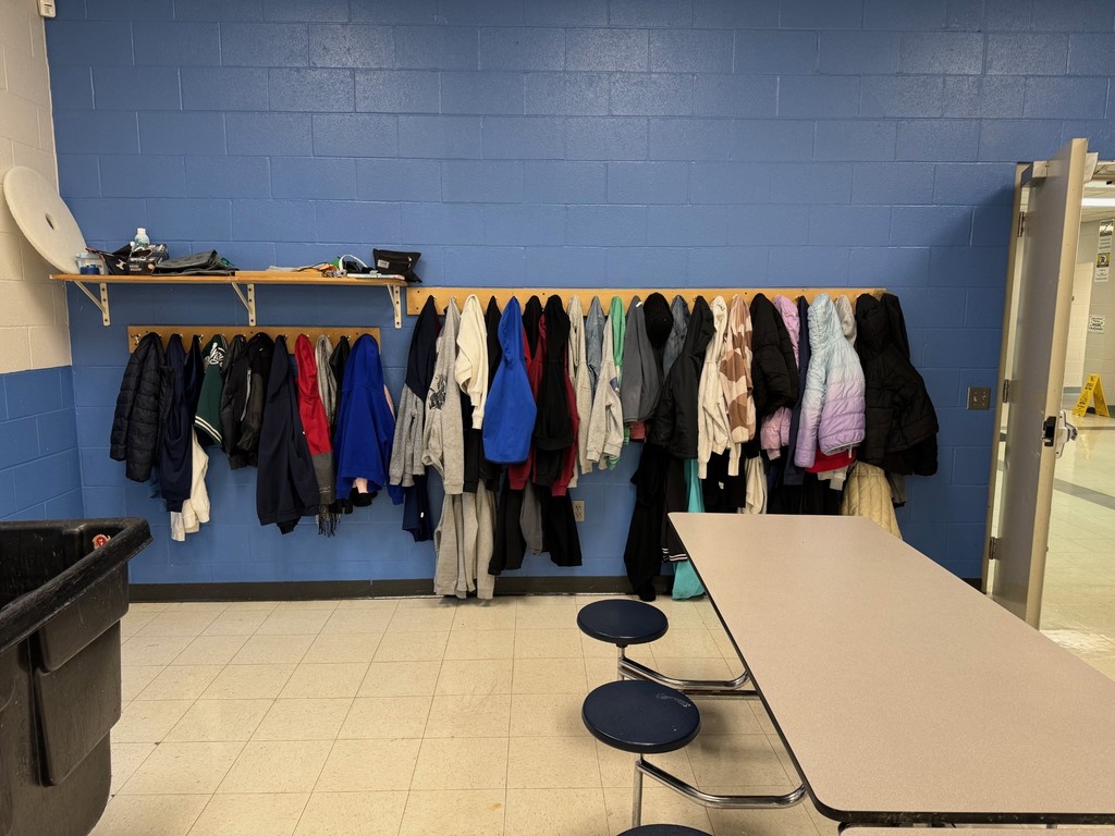 Lost and found in the cafeteria