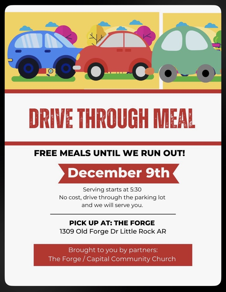 free meals 12/9 5:30 PM