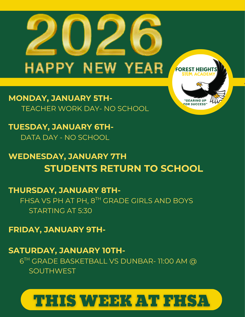 This week at FHSA...