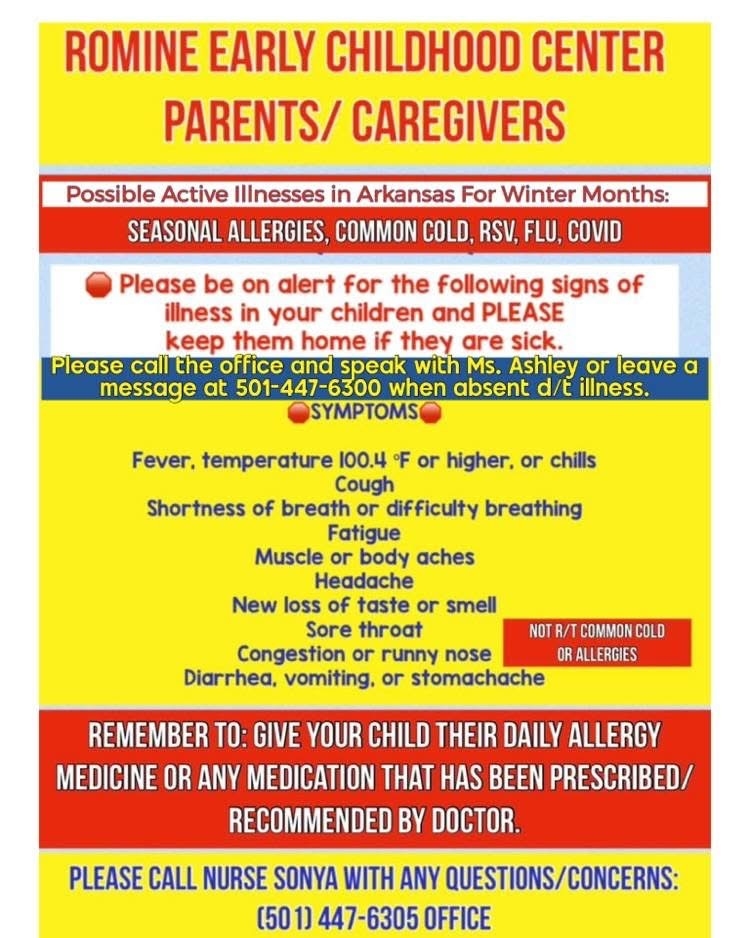 Medical symptoms & illnesses to watch for and treat.