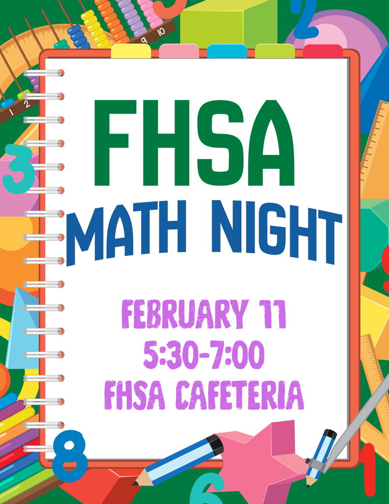 🔢🎉 Mark Your Calendars for FHSA Math Night! 🎉🔢