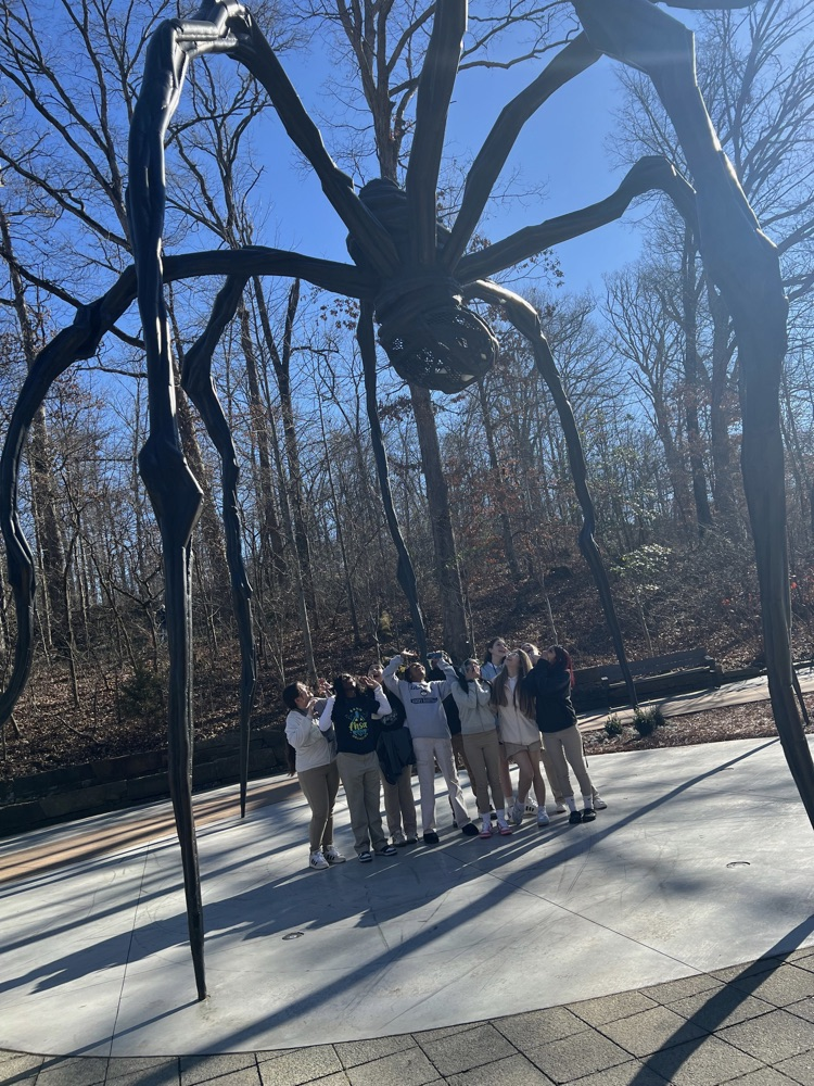 Our 8th graders made the most of their adventure at Crystal Bridges! From art and architecture to hands-on fun, they soaked up every moment! 🎨✨