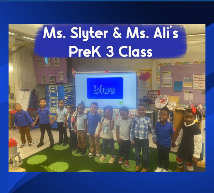 Ms. Slyter’s students love the color blue