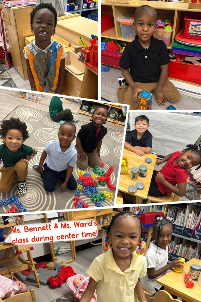 Fun times during center time 