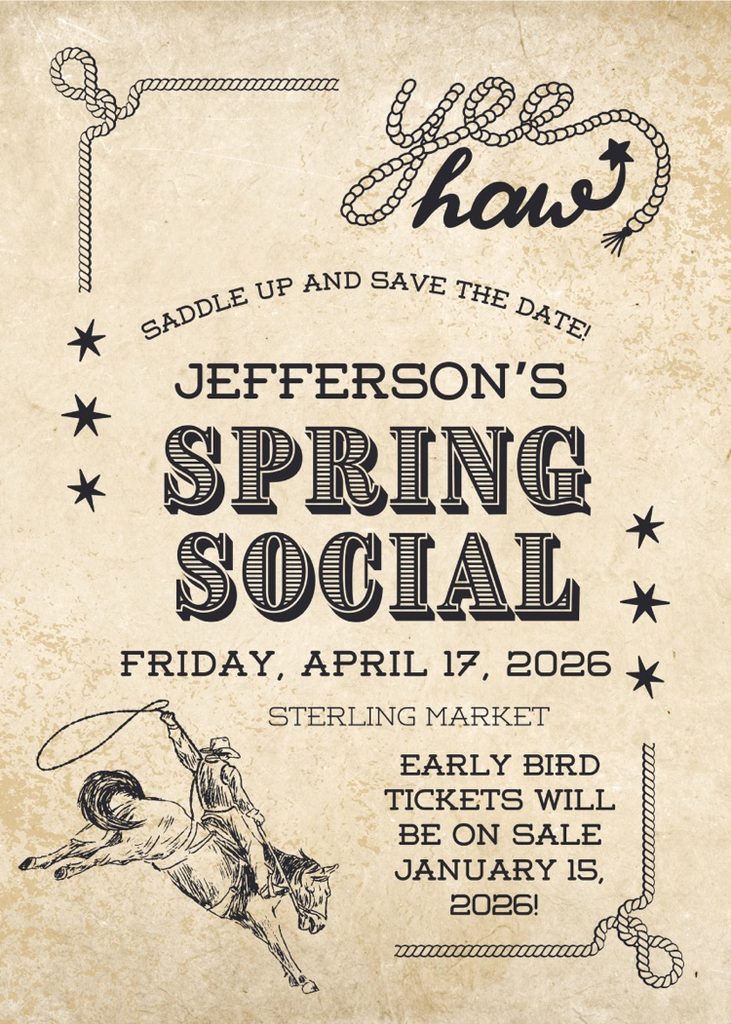 spring social Friday April 17