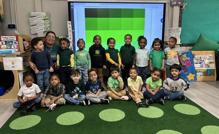 PreK3 color week at Romine ECC