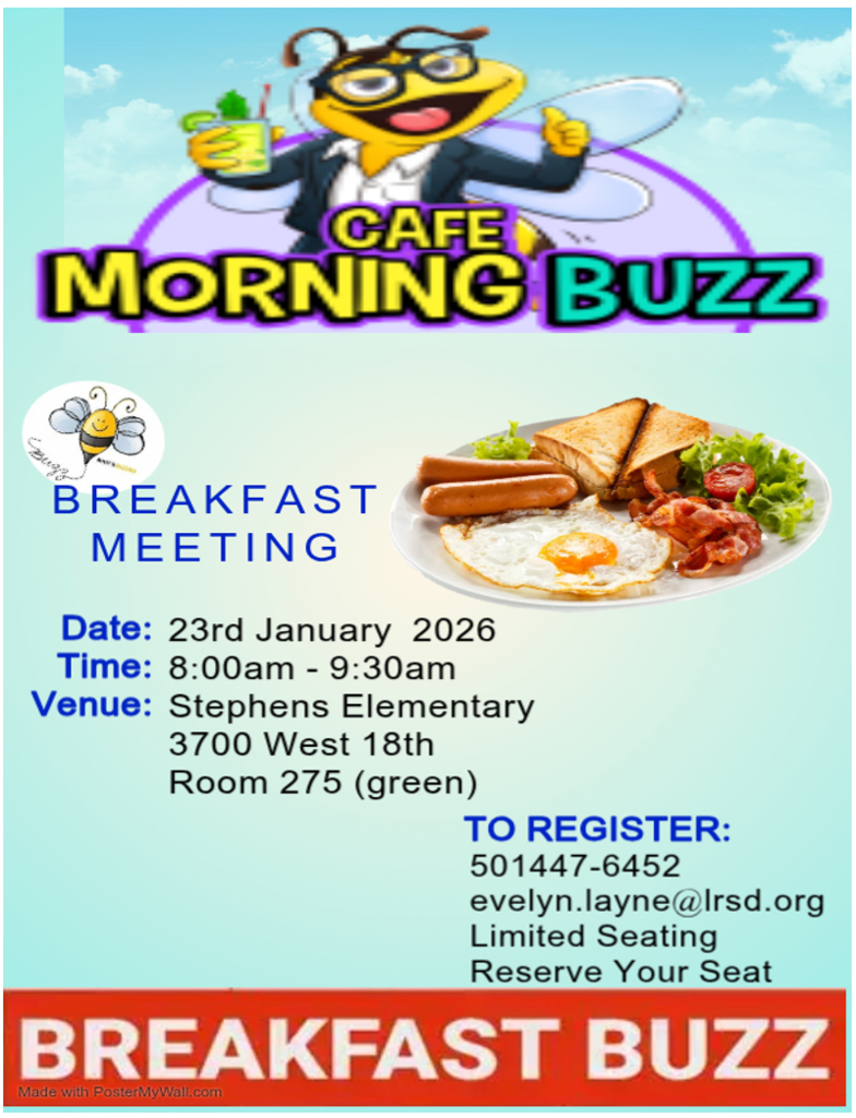 Parent Engagement Opportunity Friday, January 23rd at 8:00 am