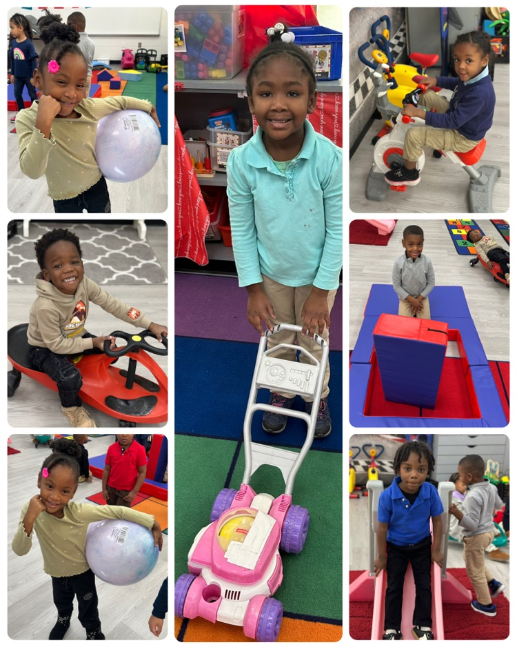 Gross Motor time with Ms. Bennett & Ms. Ward’s PK 4 students!