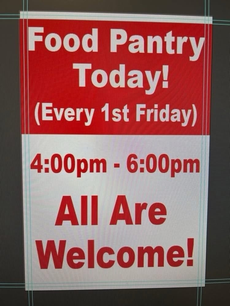 Food Pantry today at Hunter United Methodist
