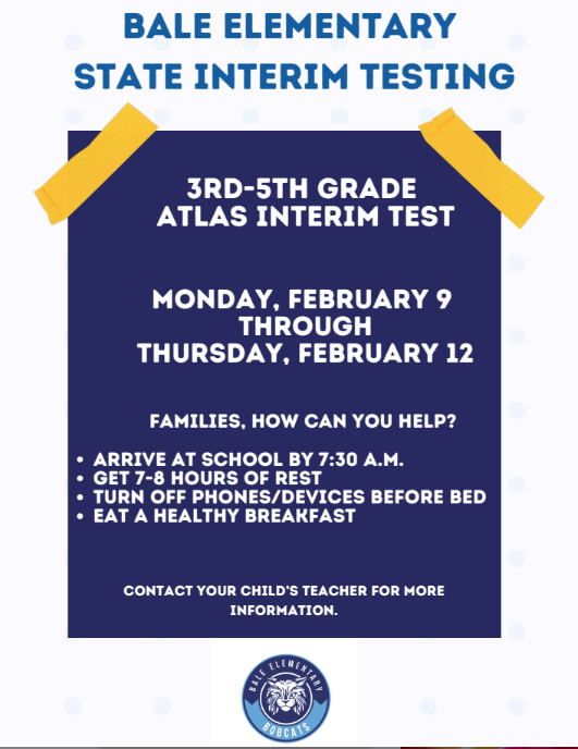 Interim Testing Flyer (English)