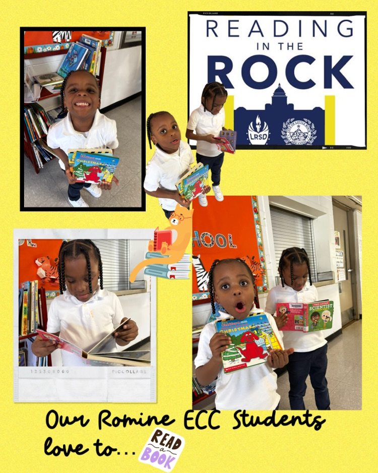 Students @ Romine love to read!