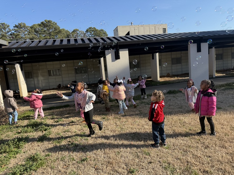 Life is full of bubbles our preK 3 students!!