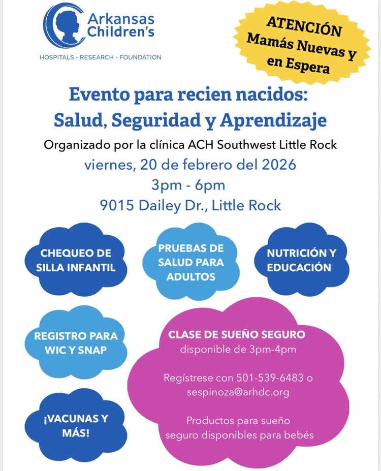 information for newborn event Spanish 