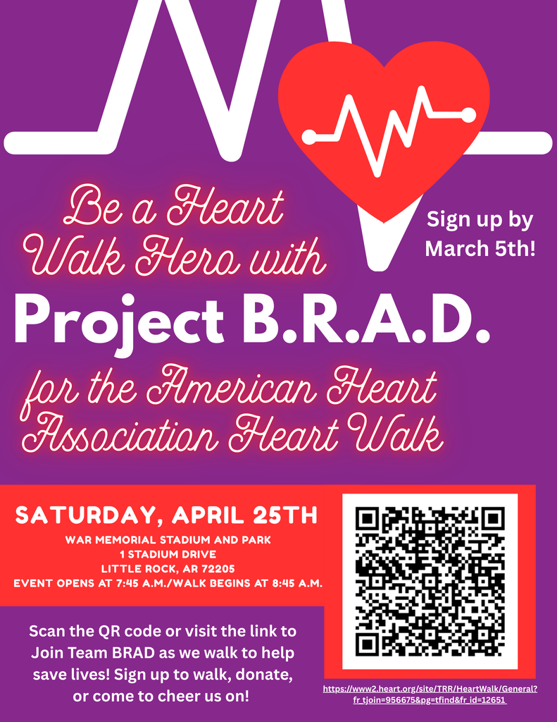 image of flyer for the American Heart Walk 