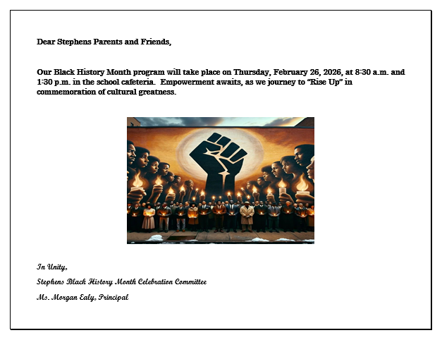 Black History Program