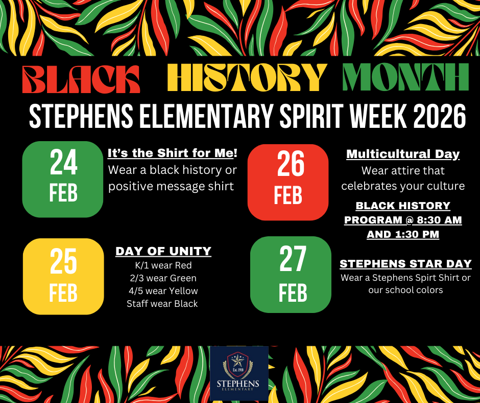 Black History Spirit Week