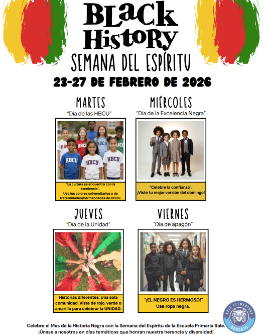 Black History Spirit Week