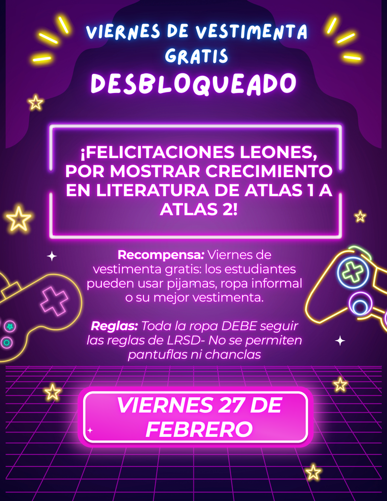 Free Dress Friday - Spanish