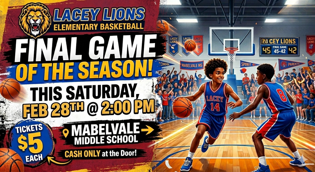 Lacey Lions Elementary Basketball Game