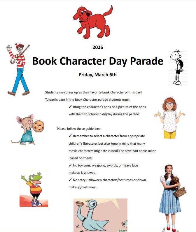 Book Character Day Parade Guidelines
