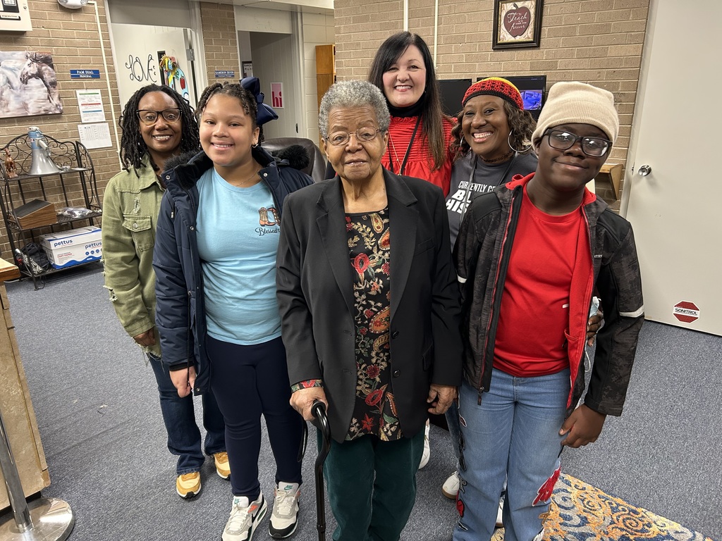 Elizabeth Eckford with McDermott Staff and students