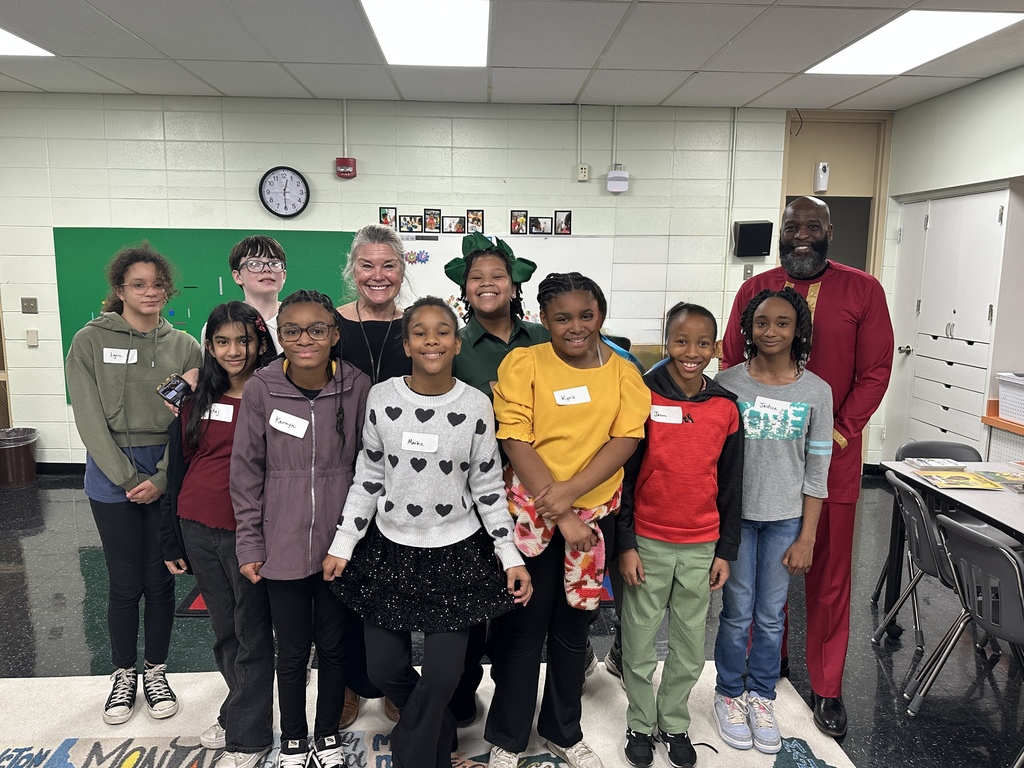 5th graders with Dr Wright