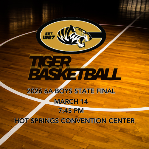 Central Boys Basketball 6A State Final March 14, 7:45 pm, Hot Springs