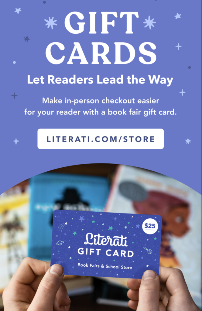 gift card book fair flyer