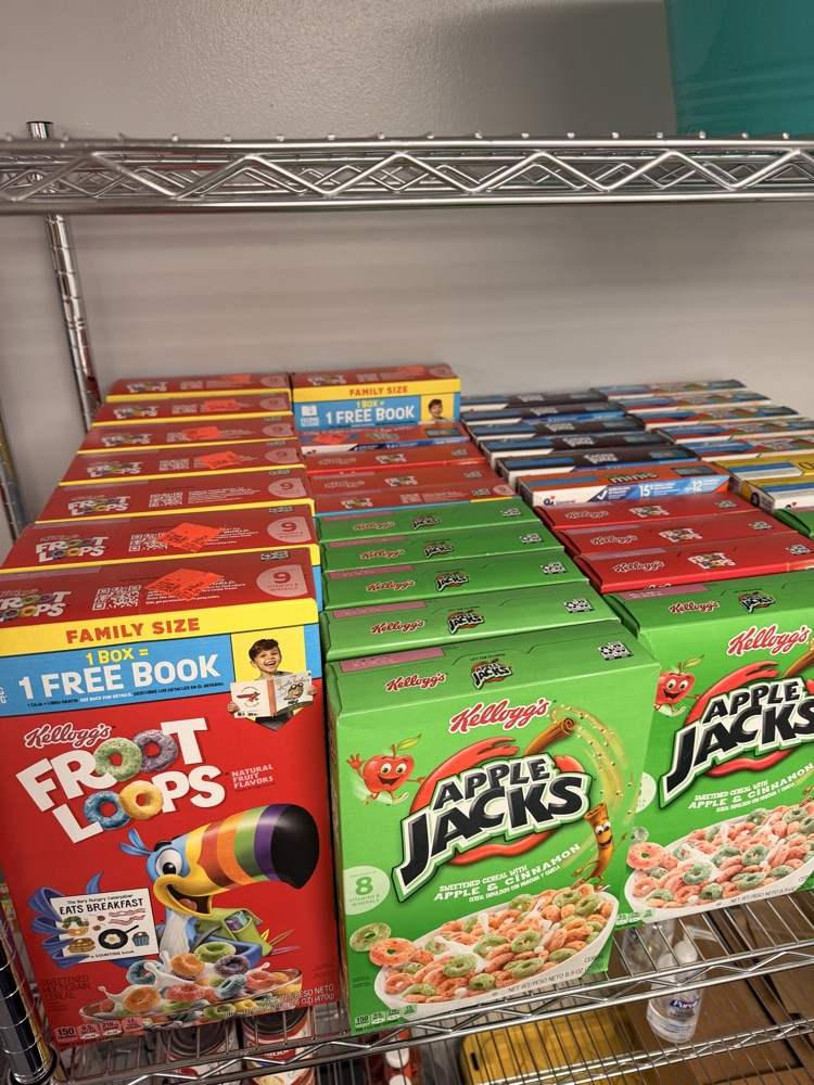 cereal boxes