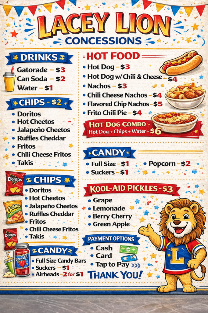 Lacey Lions Concessions