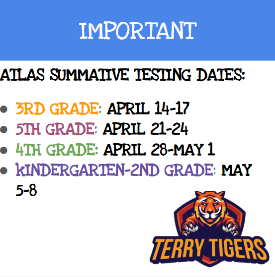 testg schedule