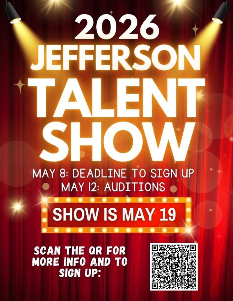 JES talent show sign up by May 8