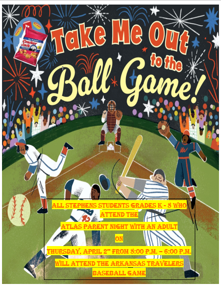 Baseball Incentive for students who attend ATLAS Parent Night