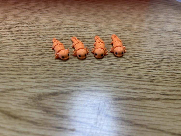 Mini axolotls 