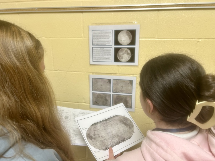In anticipation of Artemis II’s lunar flyby this evening, Flight and Space students are using real NASA imagery to make observations like astronauts!  Students are identifying lunar features and learning how those features could have been created.