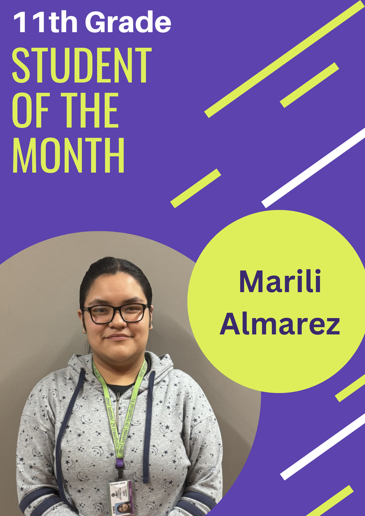 11th Grade Student of the Month <arili Almarez