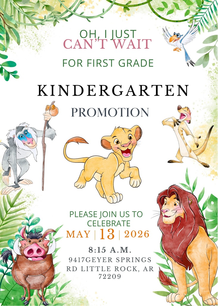 Kindergarten Promotion - English